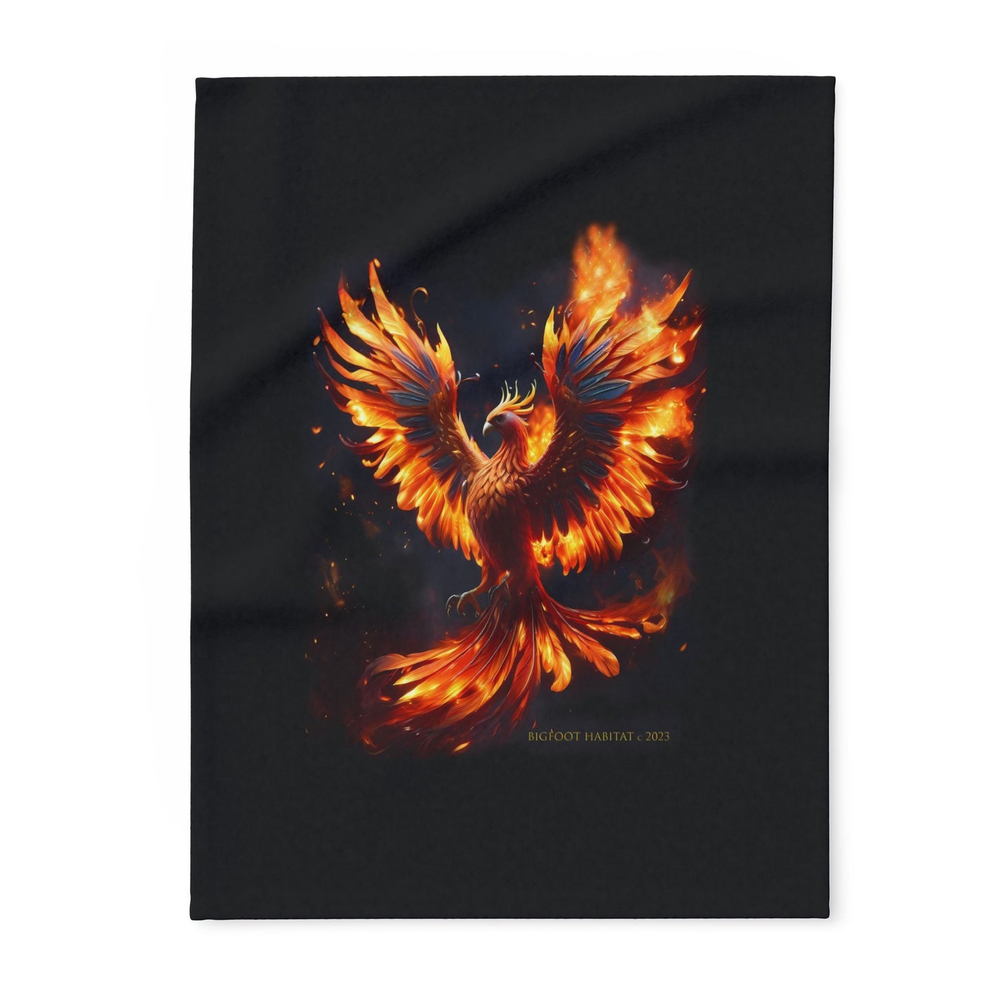 "Firebird Warmth" Arctic Fleece Blanket