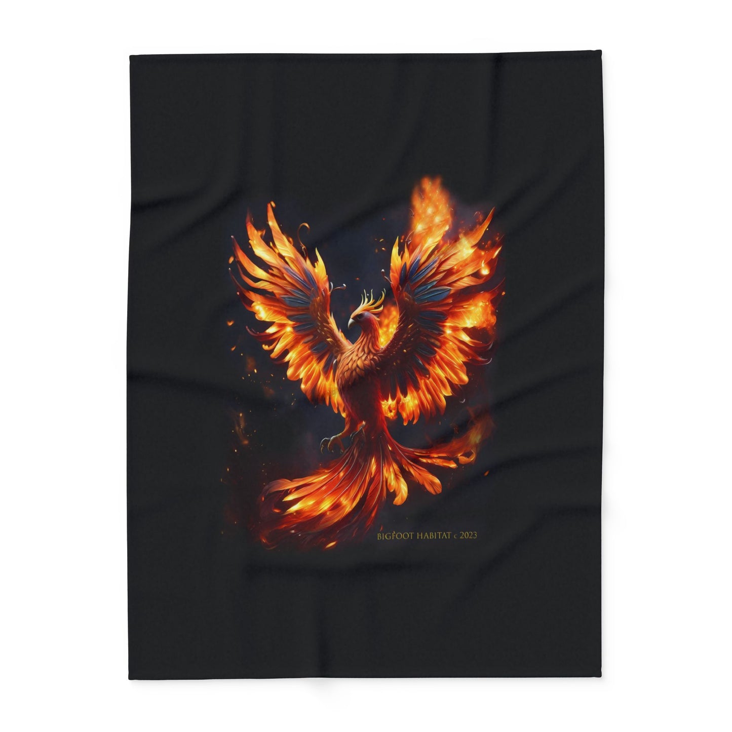 "Firebird Warmth" Arctic Fleece Blanket