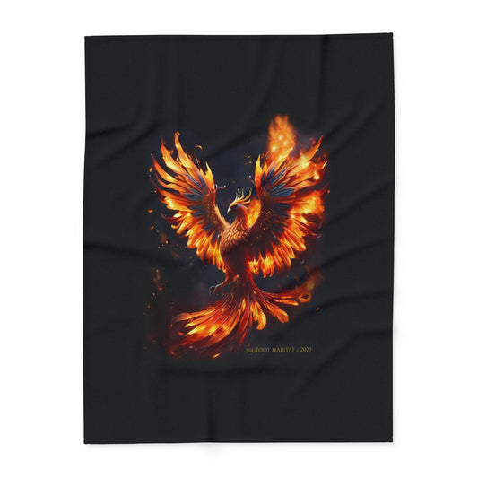 "Firebird Warmth" Arctic Fleece Blanket