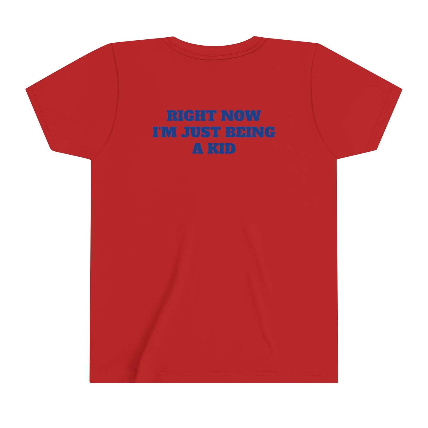 'JUST BEING A KID' BIGFOOT HABITAT Youth Short Sleeve Tee