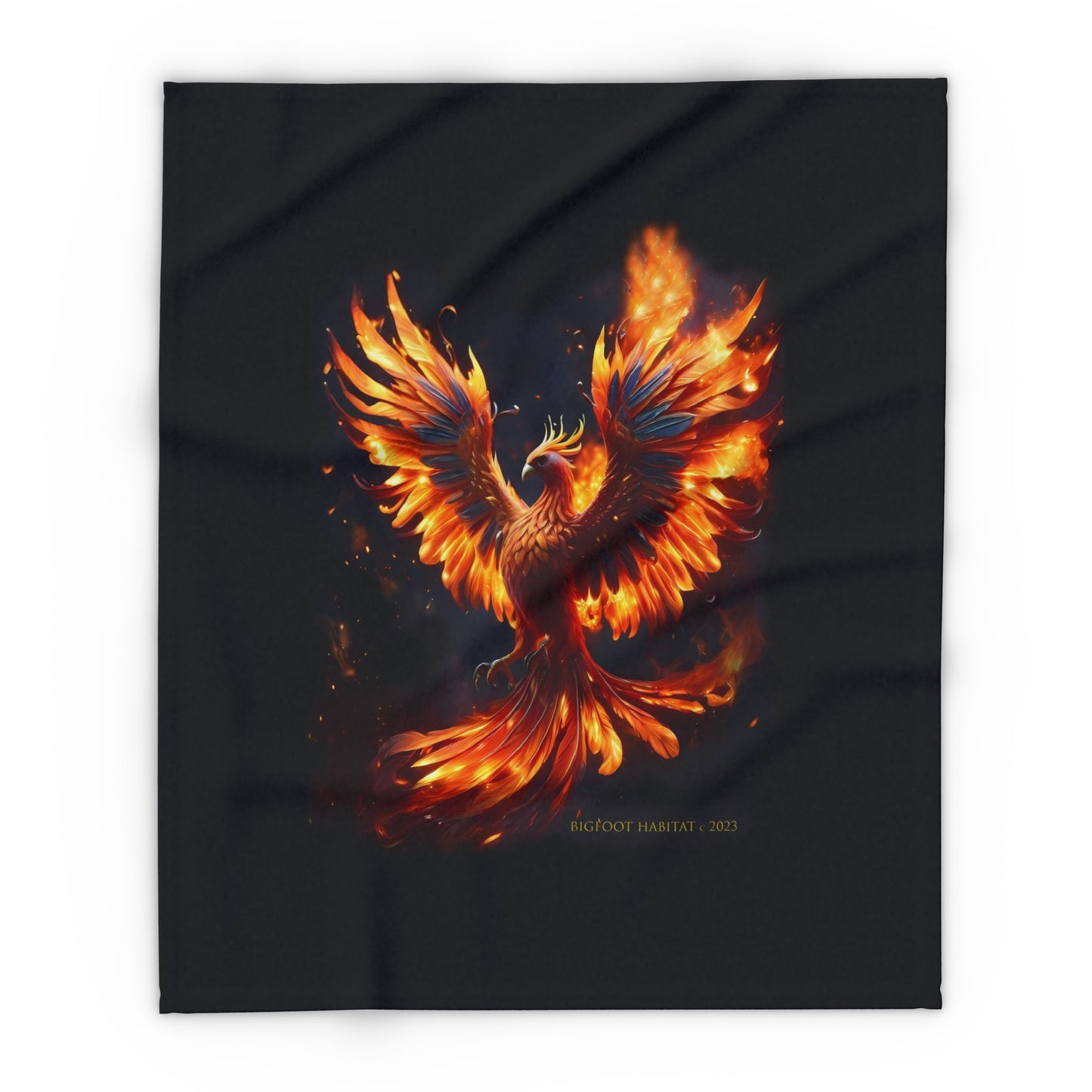 "Firebird Warmth" Arctic Fleece Blanket