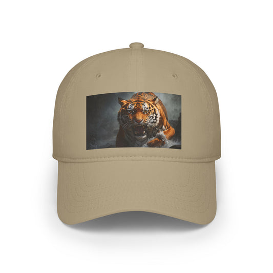 'Stalking Tiger' Low Profile Baseball Cap by Bigfoot Habitat