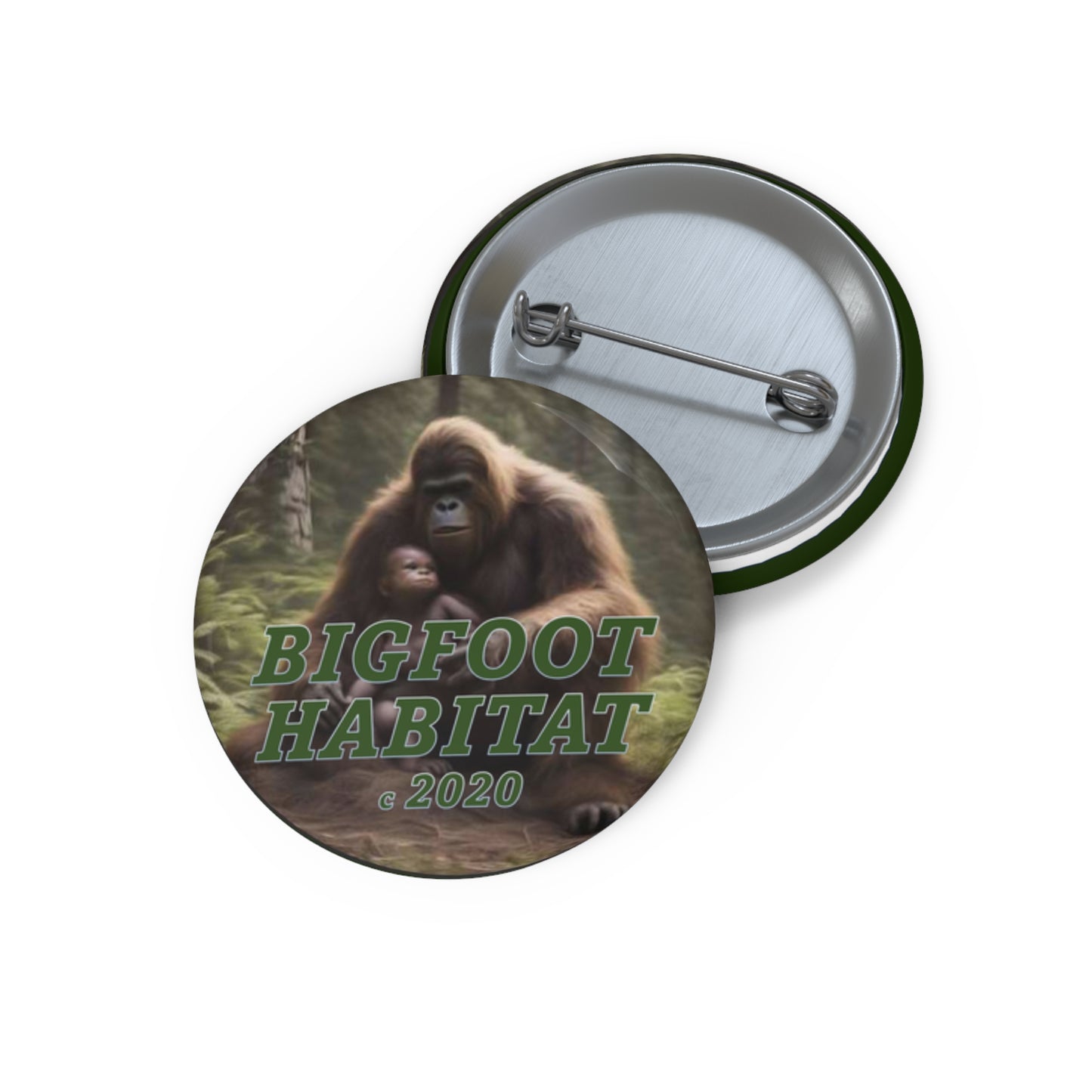 'Mama's Love' Custom Pin Buttons by Bigfoot Habitat