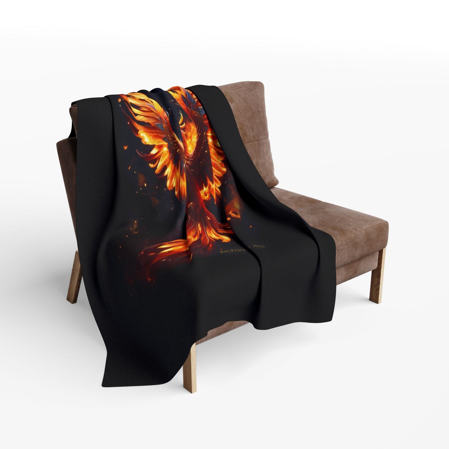 "Firebird Warmth" Arctic Fleece Blanket