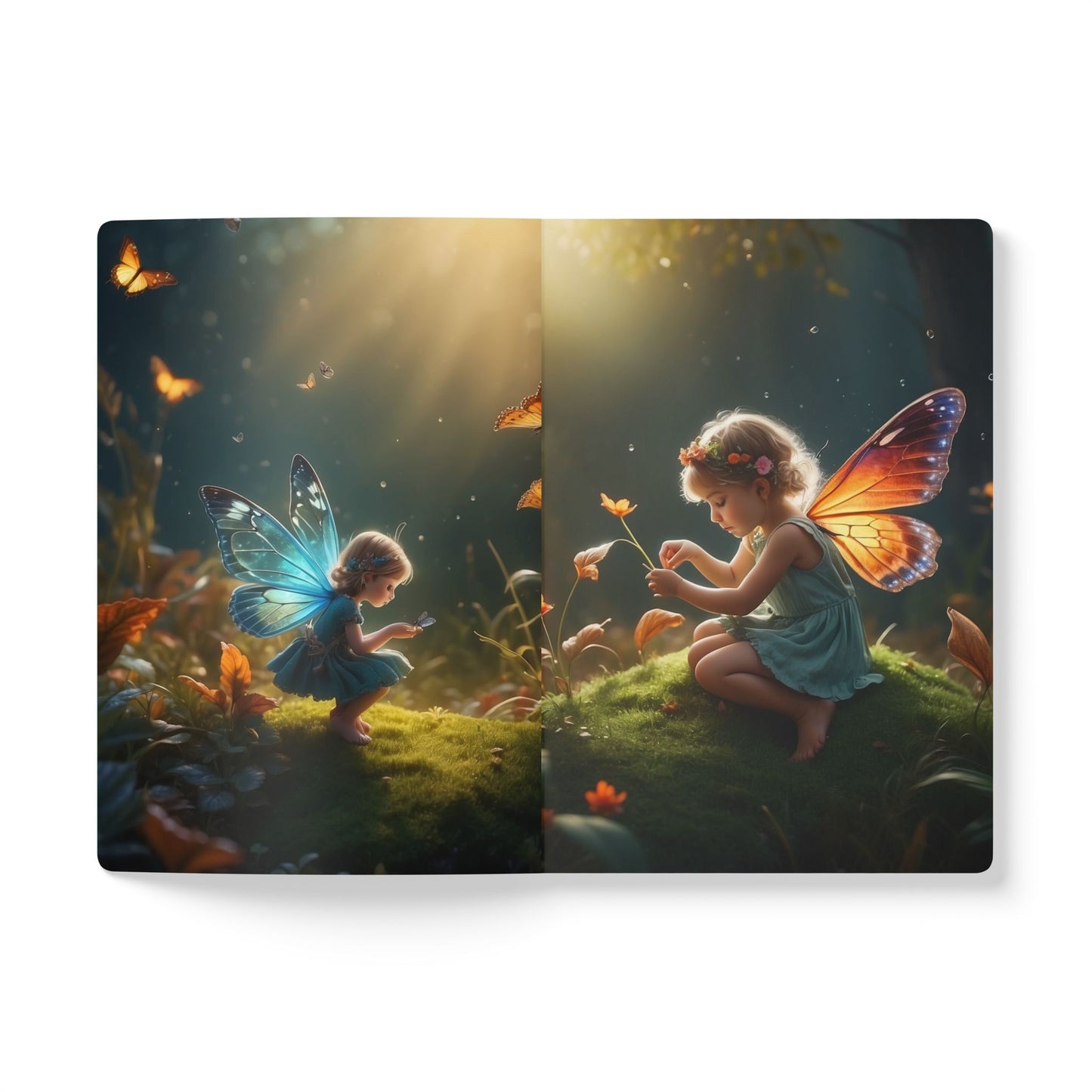 "Fairies" Softcover Journal (with Inside Prints)