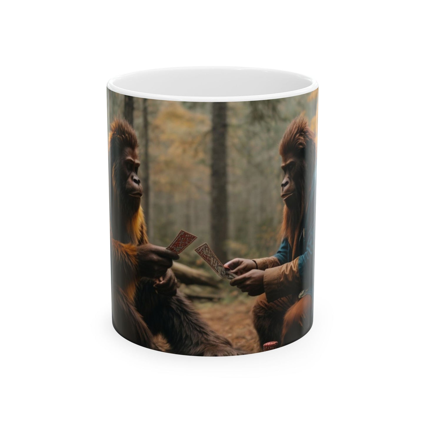 Nothing like sharing a cup of that hot drink with a Bigfoot fan.