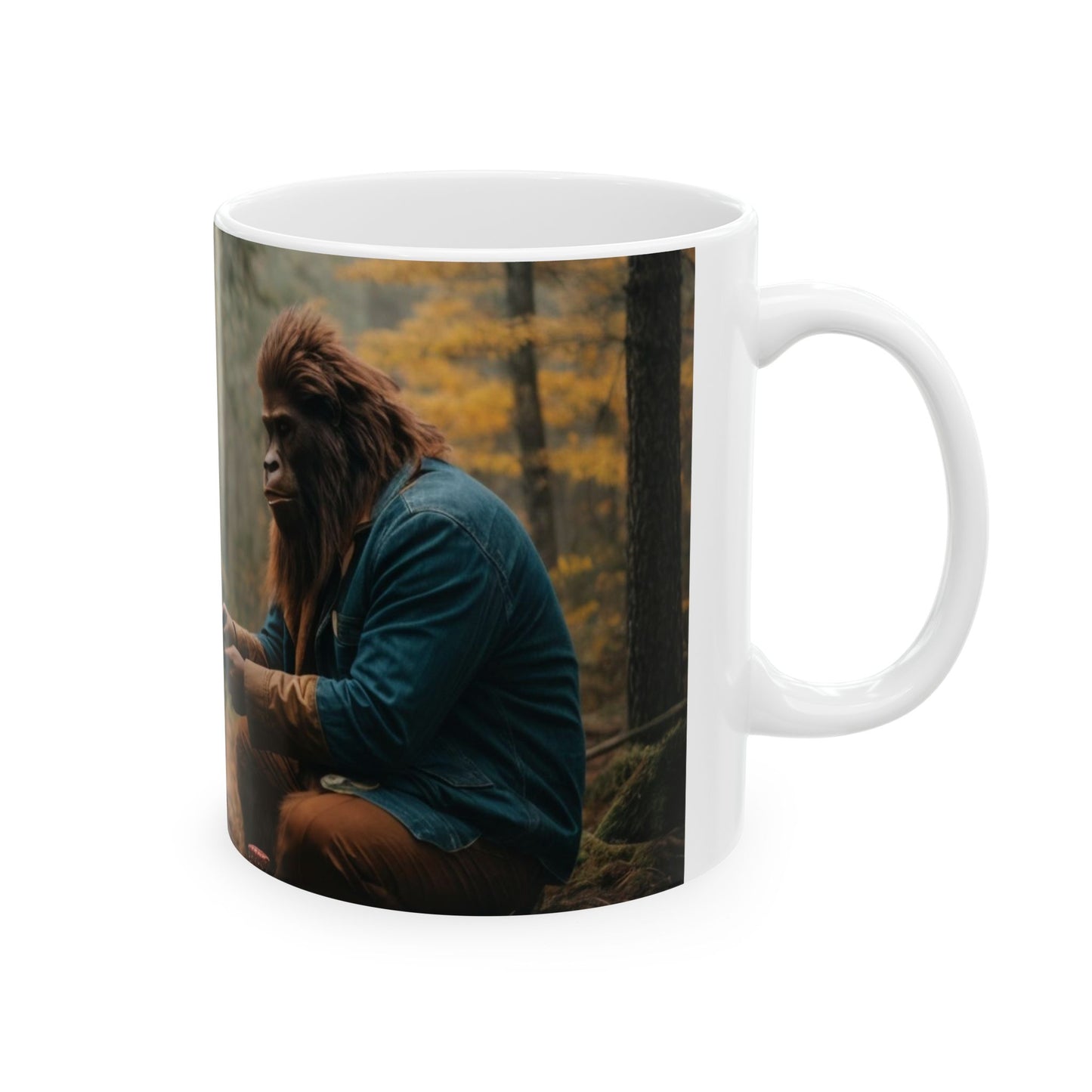 Nothing like sharing a cup of that hot drink with a Bigfoot fan.