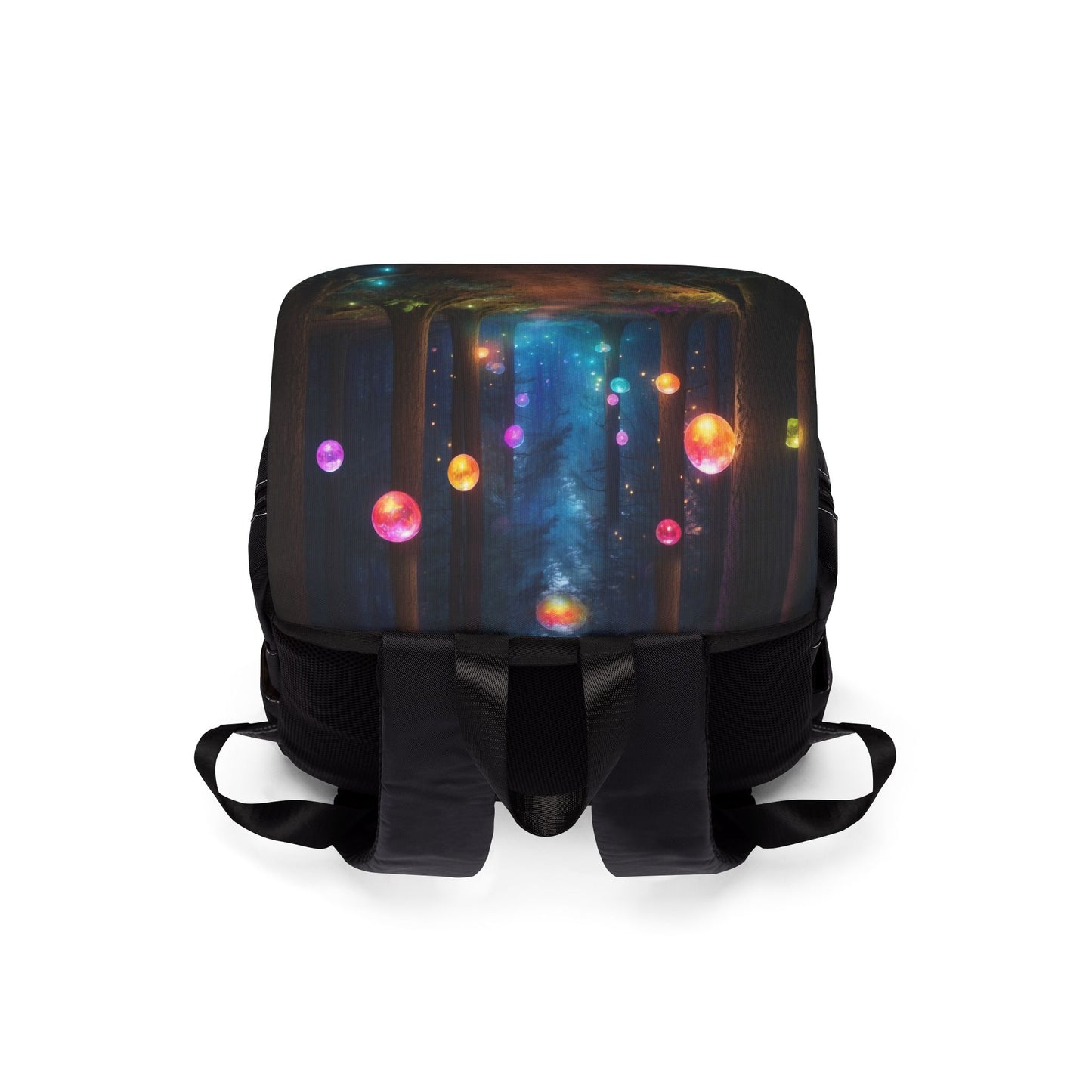 "Bubbles in the Woods" Unisex Casual Shoulder Backpack