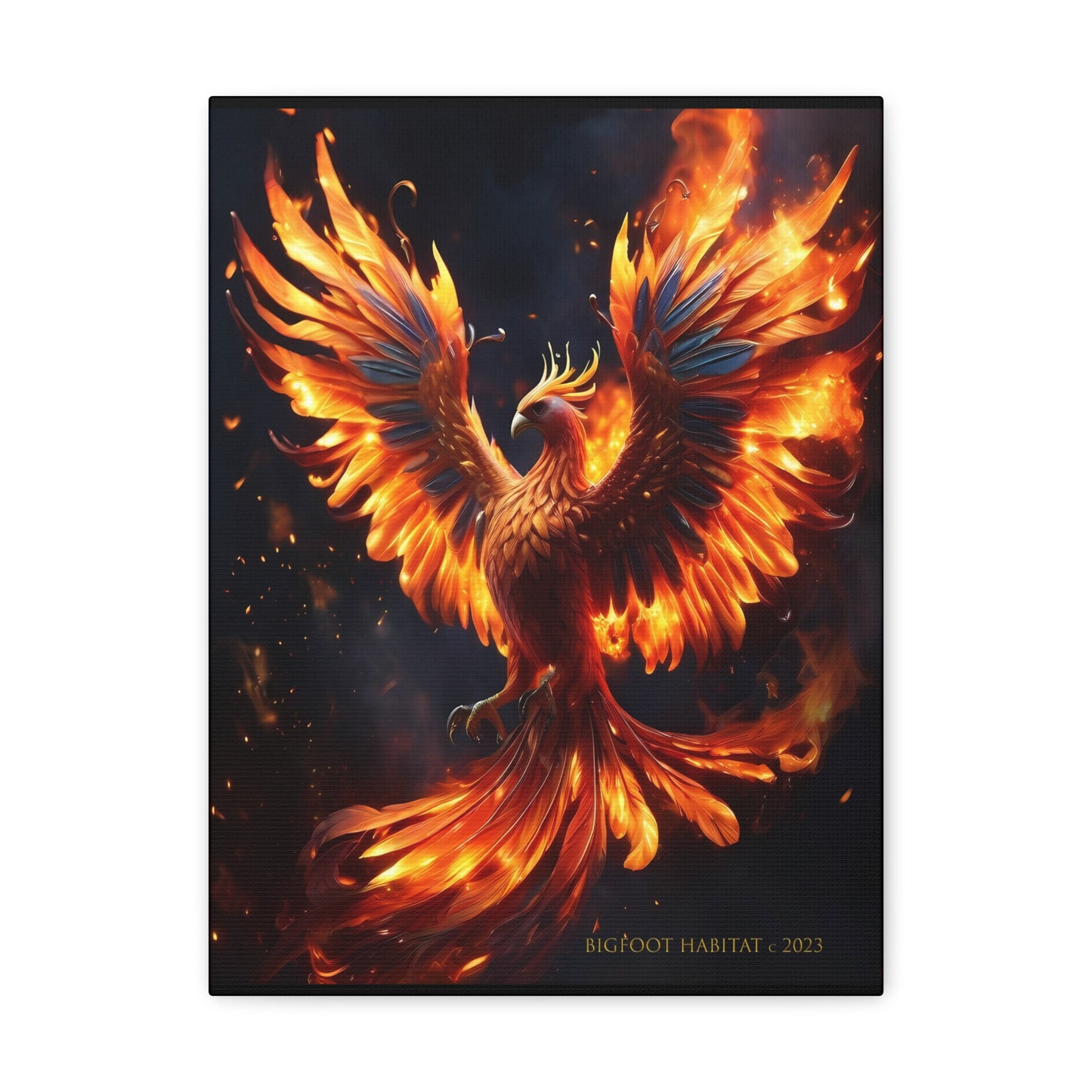 "FIREBIRD" Canvas Gallery Wraps by BIGFOOT HABITAT