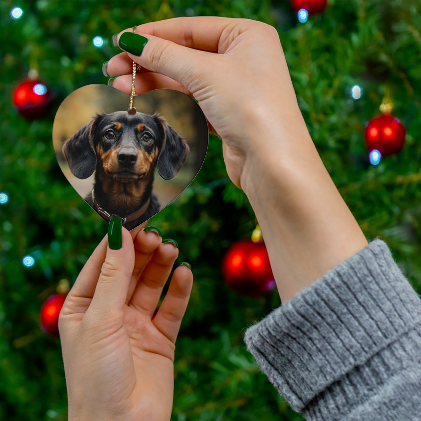 Isn't she adorable? Ceramic Tree Ornaments by BIGFOOT HABITAT