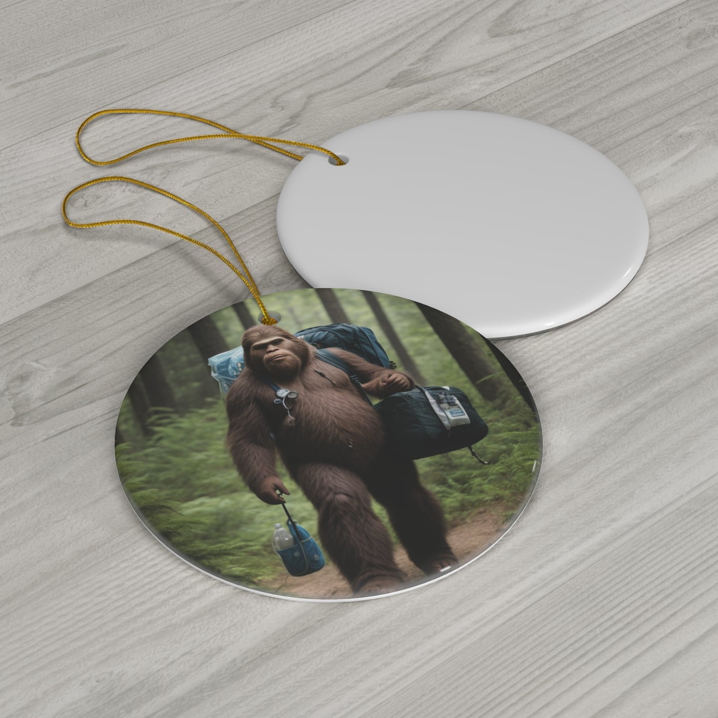 'Country Doctor' BIGFOOT HABITAT, Ceramic Ornament, 4 Shapes