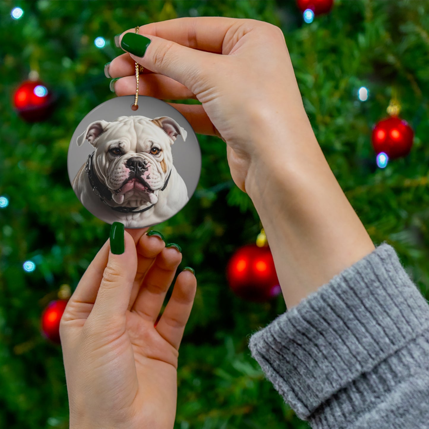 A face only a mother could love. A beautiful ceramic ornament by BIGFOOT HABITAT