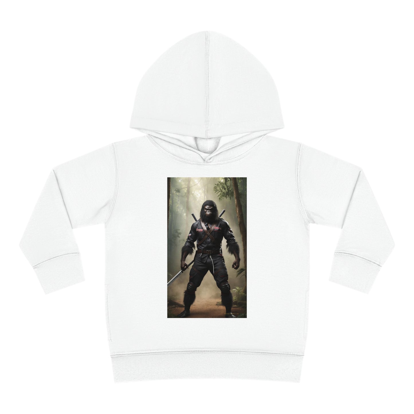 'Beware~NINJA Bigfoot' BIGFOOT HABITAT Toddler Pullover Fleece Hoodie