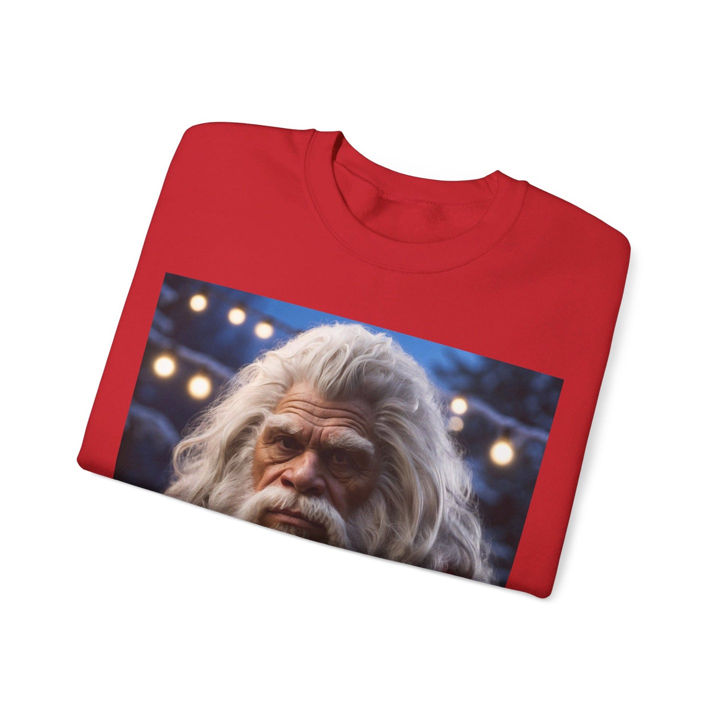 'Old Santa' BIGFOOT HABITAT Santa Crewneck Sweatshirt