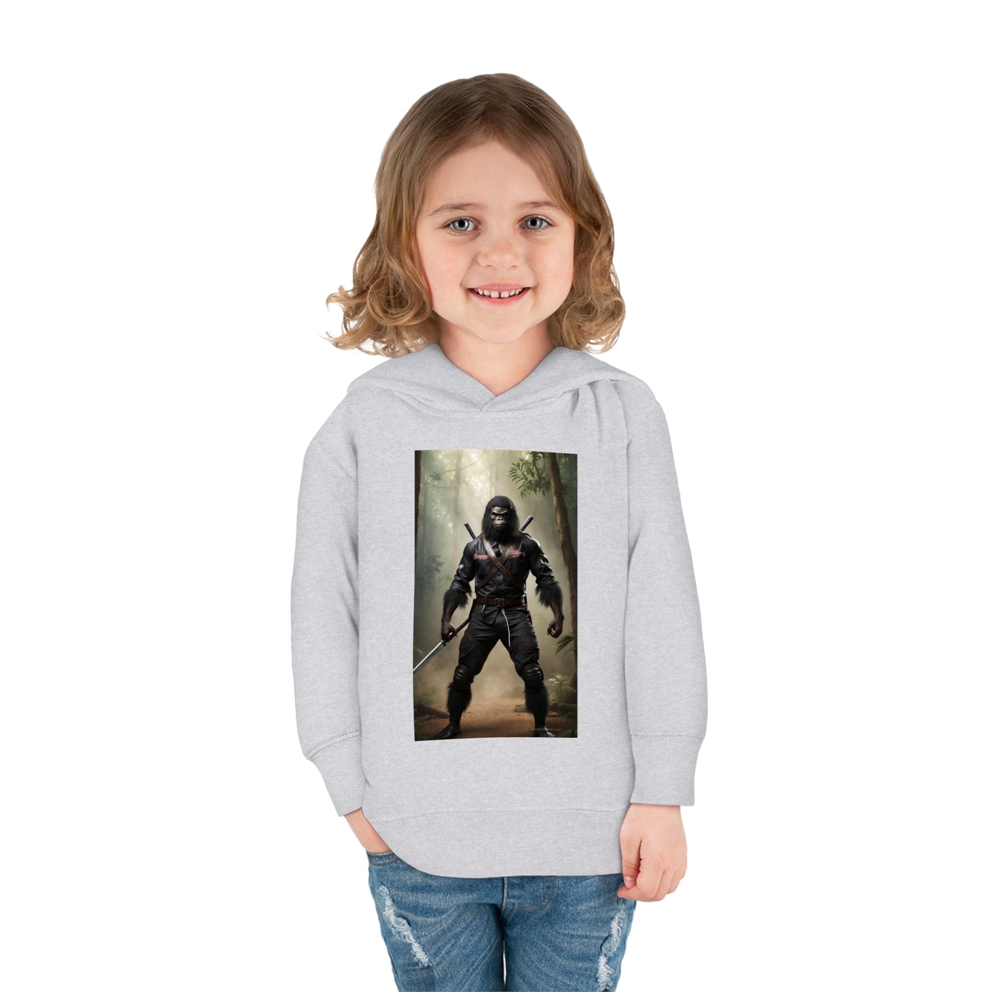 'Beware~NINJA Bigfoot' BIGFOOT HABITAT Toddler Pullover Fleece Hoodie