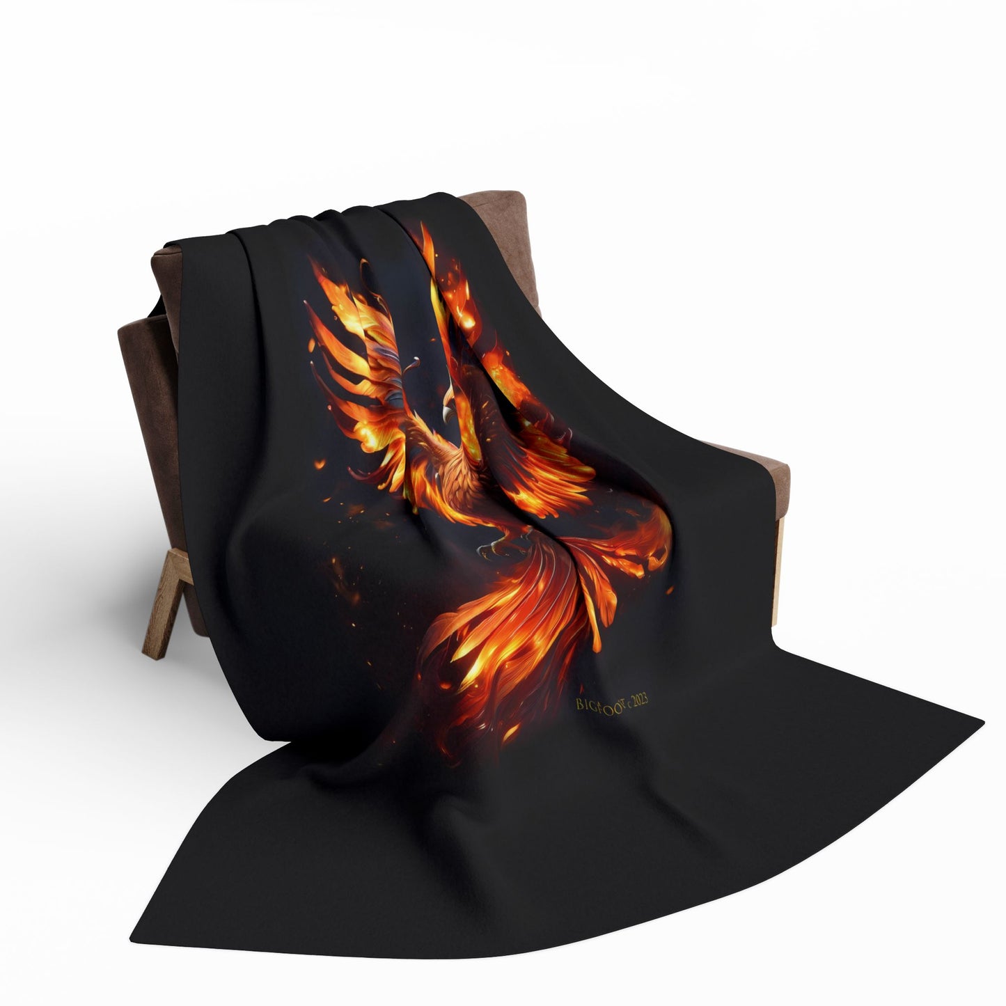 "Firebird Warmth" Arctic Fleece Blanket