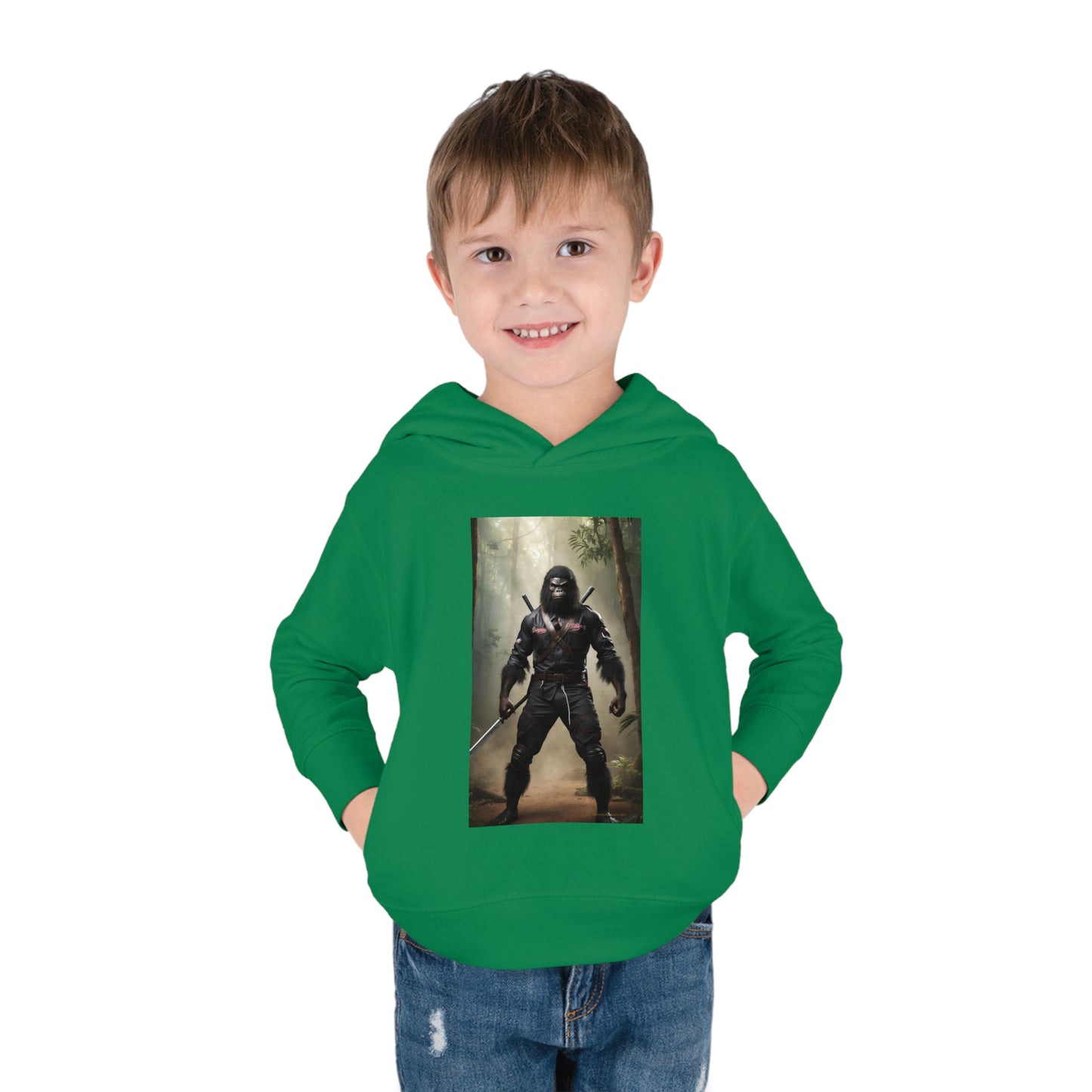 'Beware~NINJA Bigfoot' BIGFOOT HABITAT Toddler Pullover Fleece Hoodie