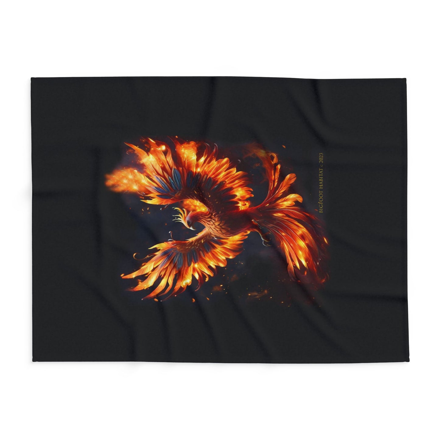 "Firebird Warmth" Arctic Fleece Blanket