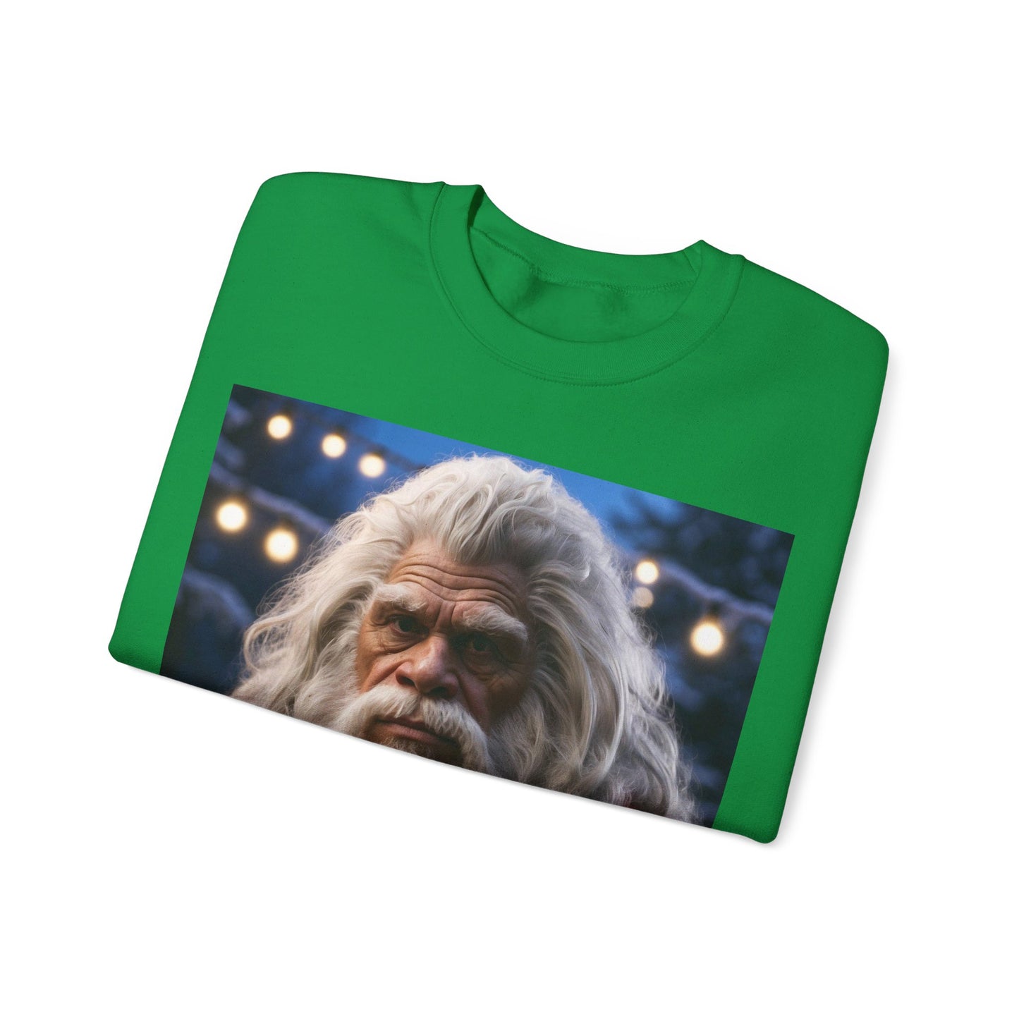 'Old Santa' BIGFOOT HABITAT Santa Crewneck Sweatshirt