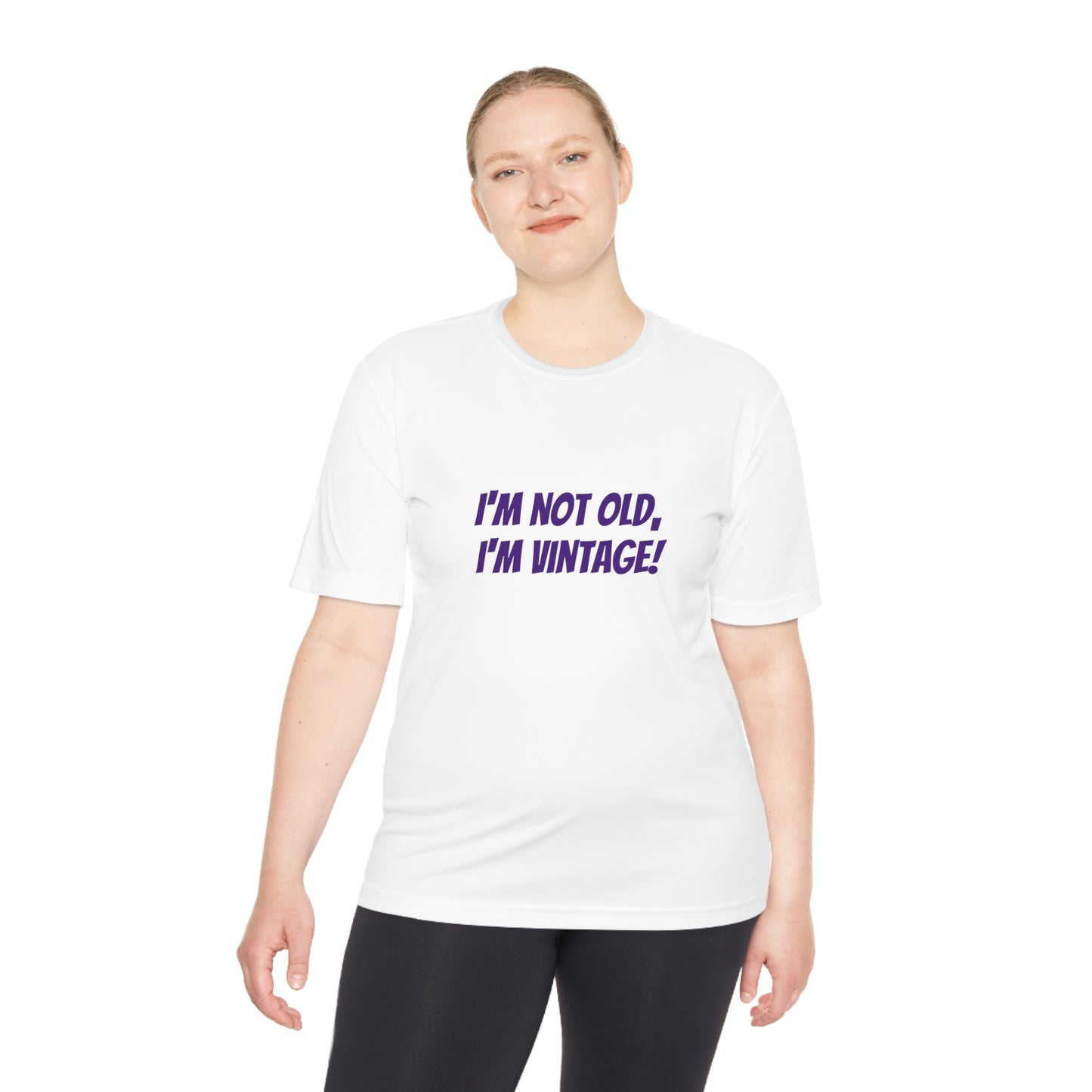 I'm not old, I'm vintage! Womens' tee shirt