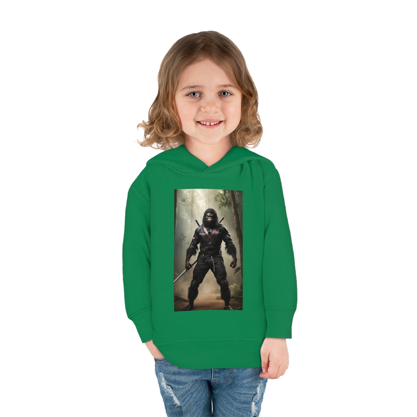 'Beware~NINJA Bigfoot' BIGFOOT HABITAT Toddler Pullover Fleece Hoodie