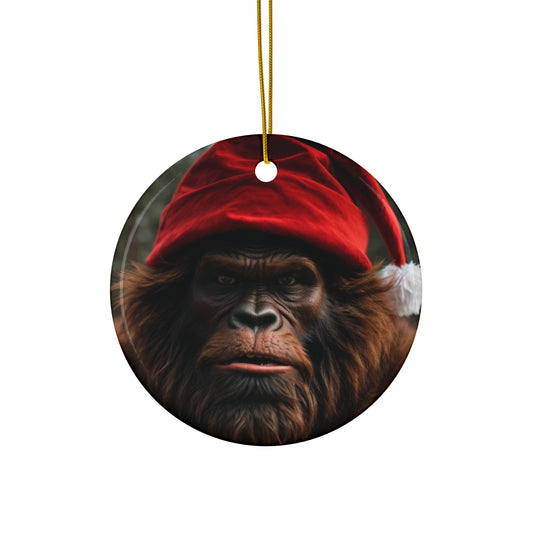 'Santa Harry?' BIGFOOT HABITAT Ceramic Ornament, 4 Shapes