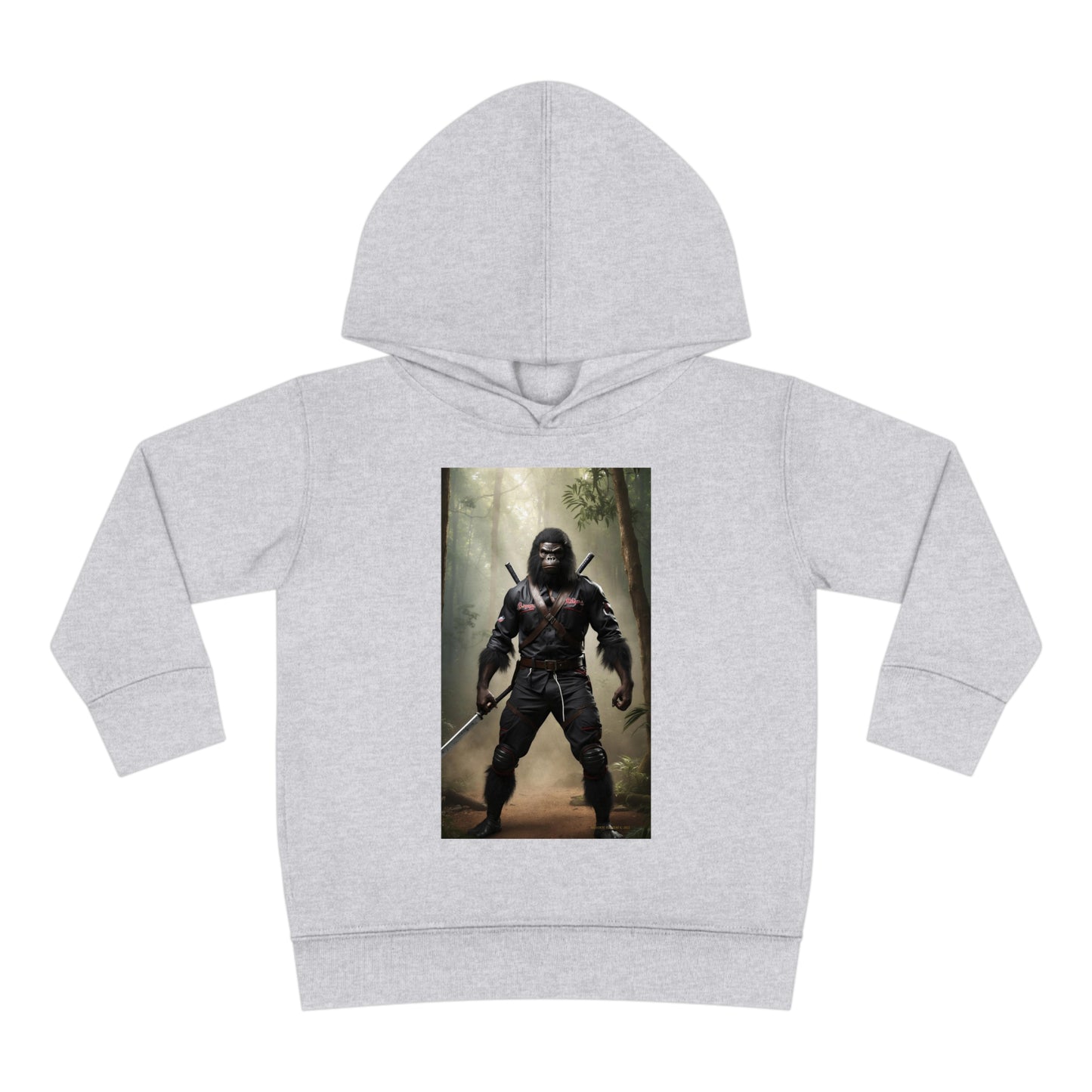 'Beware~NINJA Bigfoot' BIGFOOT HABITAT Toddler Pullover Fleece Hoodie