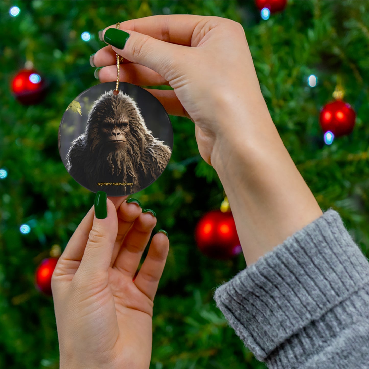 'The Watcher' Ceramic Ornament by BIGFOOT HABITAT