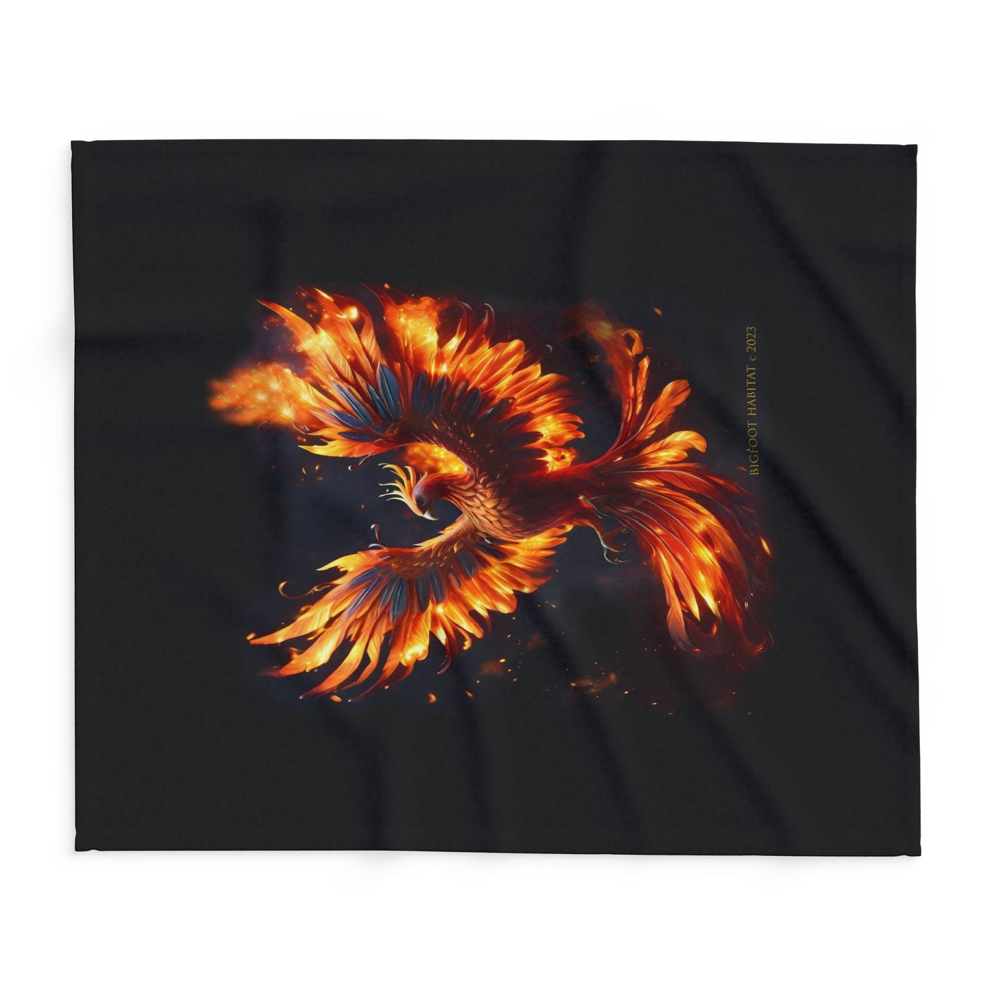 "Firebird Warmth" Arctic Fleece Blanket