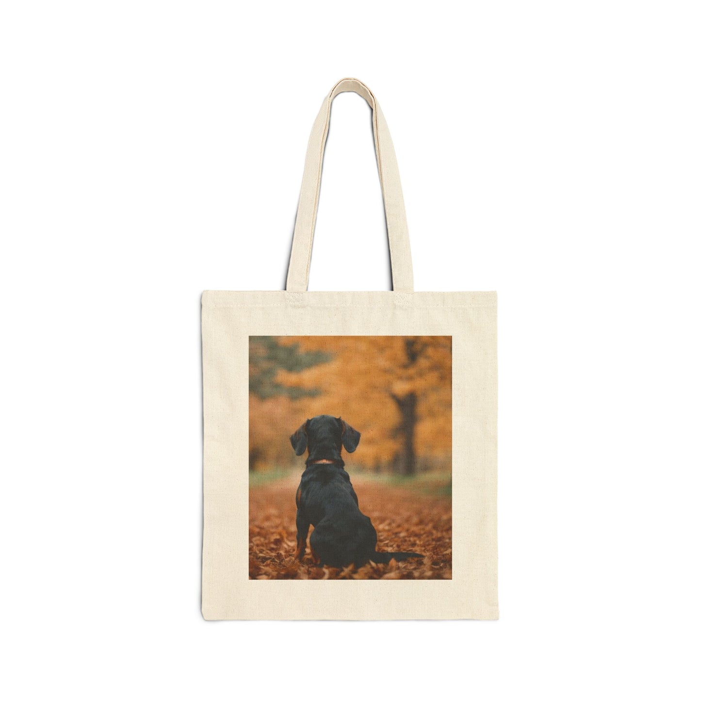 Dachshund Tote Bag, the other side of the dog story.