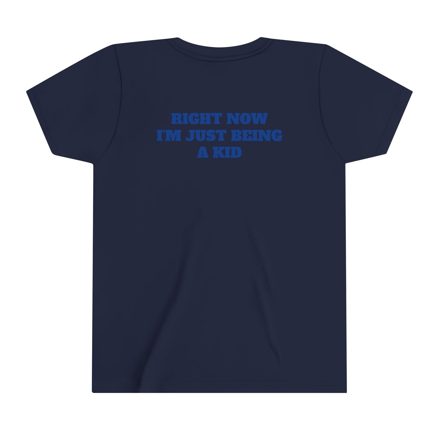 'JUST BEING A KID' BIGFOOT HABITAT Youth Short Sleeve Tee