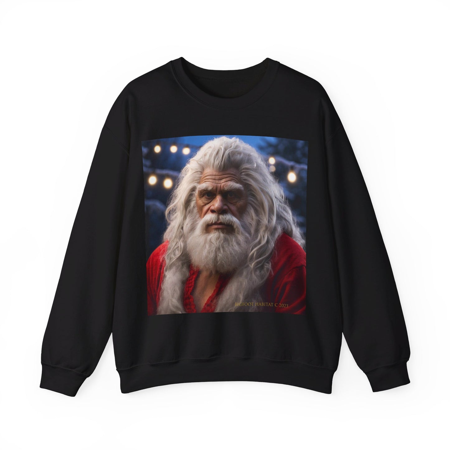 'Old Santa' BIGFOOT HABITAT Santa Crewneck Sweatshirt