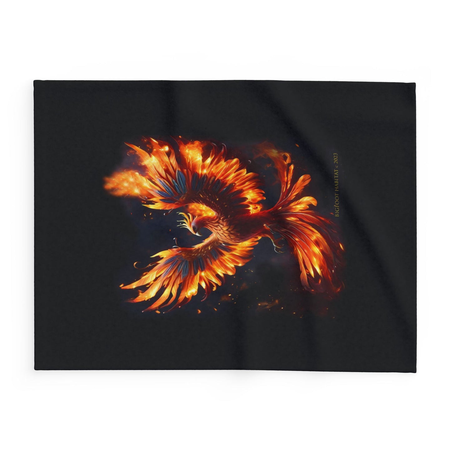 "Firebird Warmth" Arctic Fleece Blanket