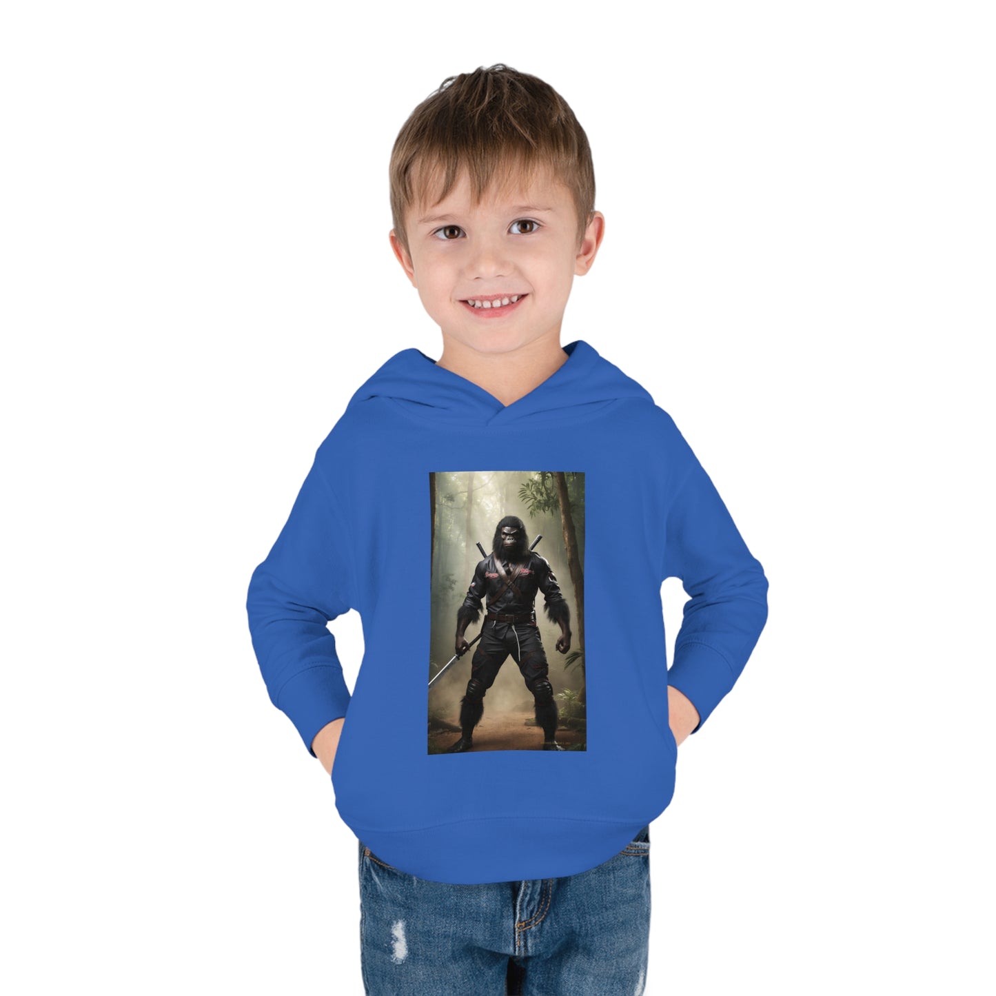 'Beware~NINJA Bigfoot' BIGFOOT HABITAT Toddler Pullover Fleece Hoodie