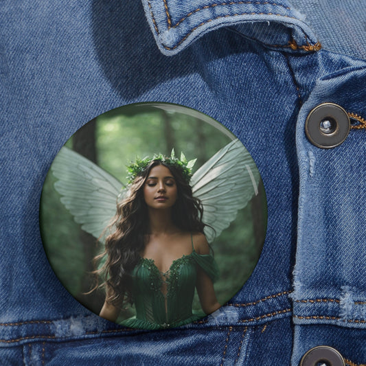 "Fairies are Everywhere" Custom Pin Buttons