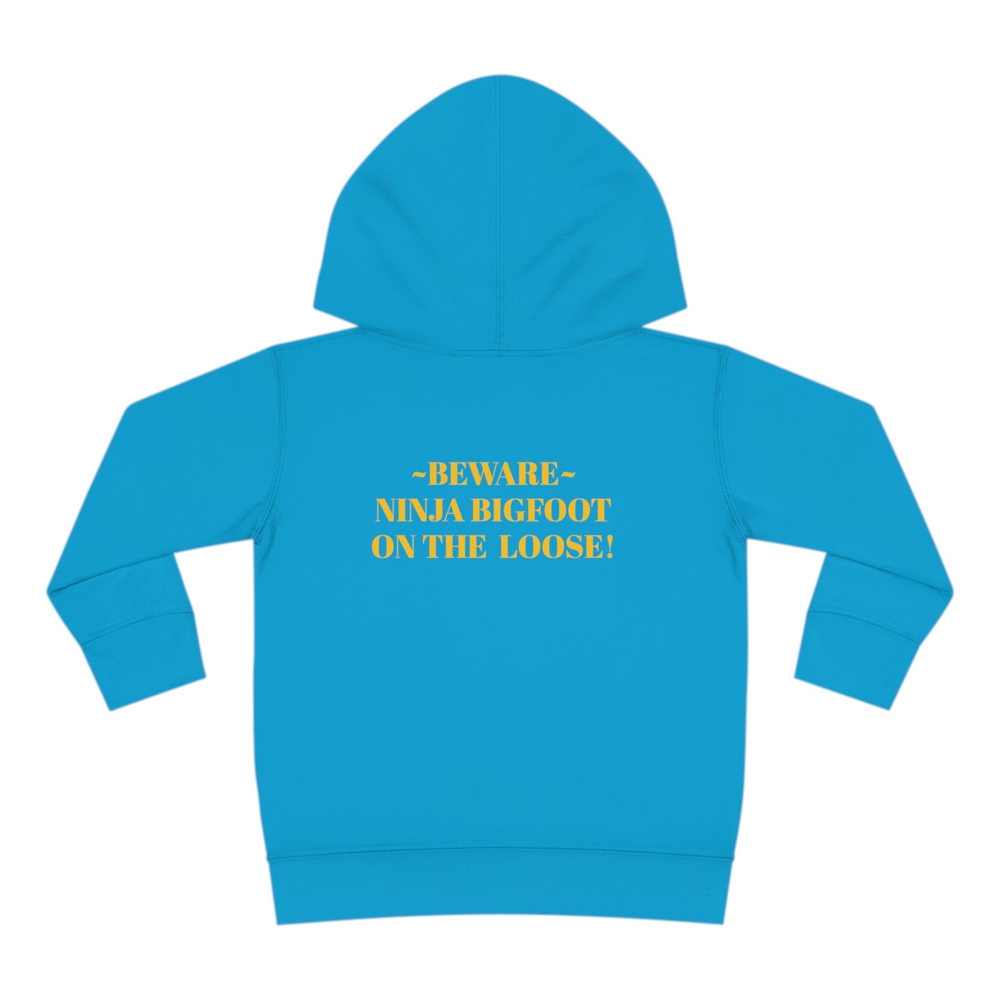 'Beware~NINJA Bigfoot' BIGFOOT HABITAT Toddler Pullover Fleece Hoodie