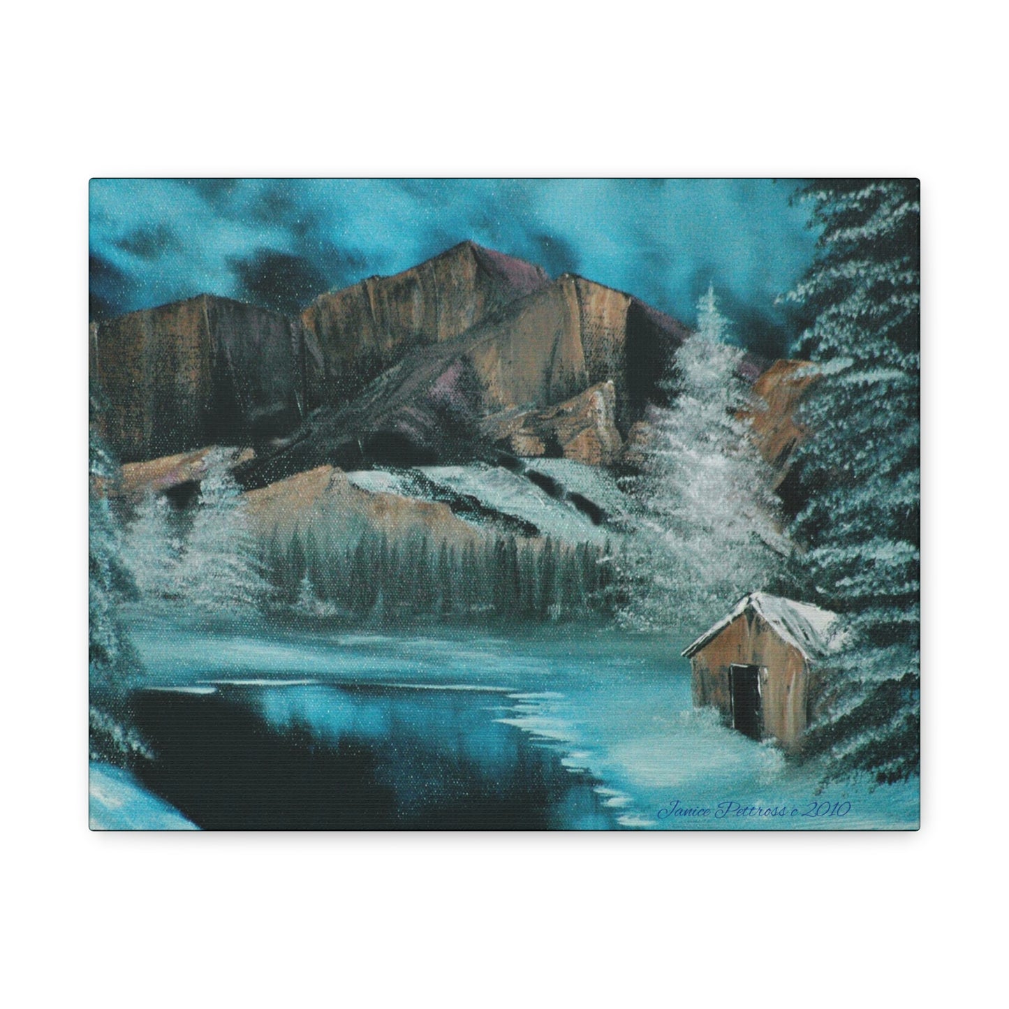 'Trapper's Cabin' print Canvas Gallery Wraps by Bigfoot Habitat