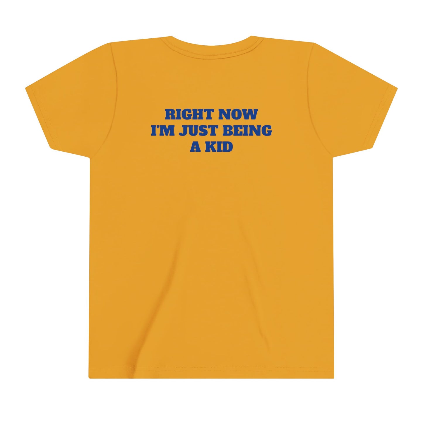 'JUST BEING A KID' BIGFOOT HABITAT Youth Short Sleeve Tee